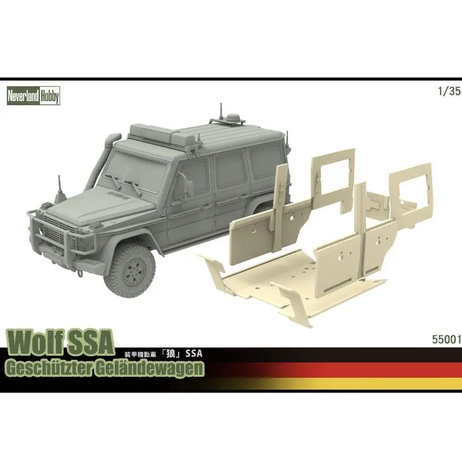 

55001 Neverland Hobby 1:35 Scale "WOLF" SSA Geländewagen Geschützter Armored Car Custom Collectible Children Toy Birthday Gift