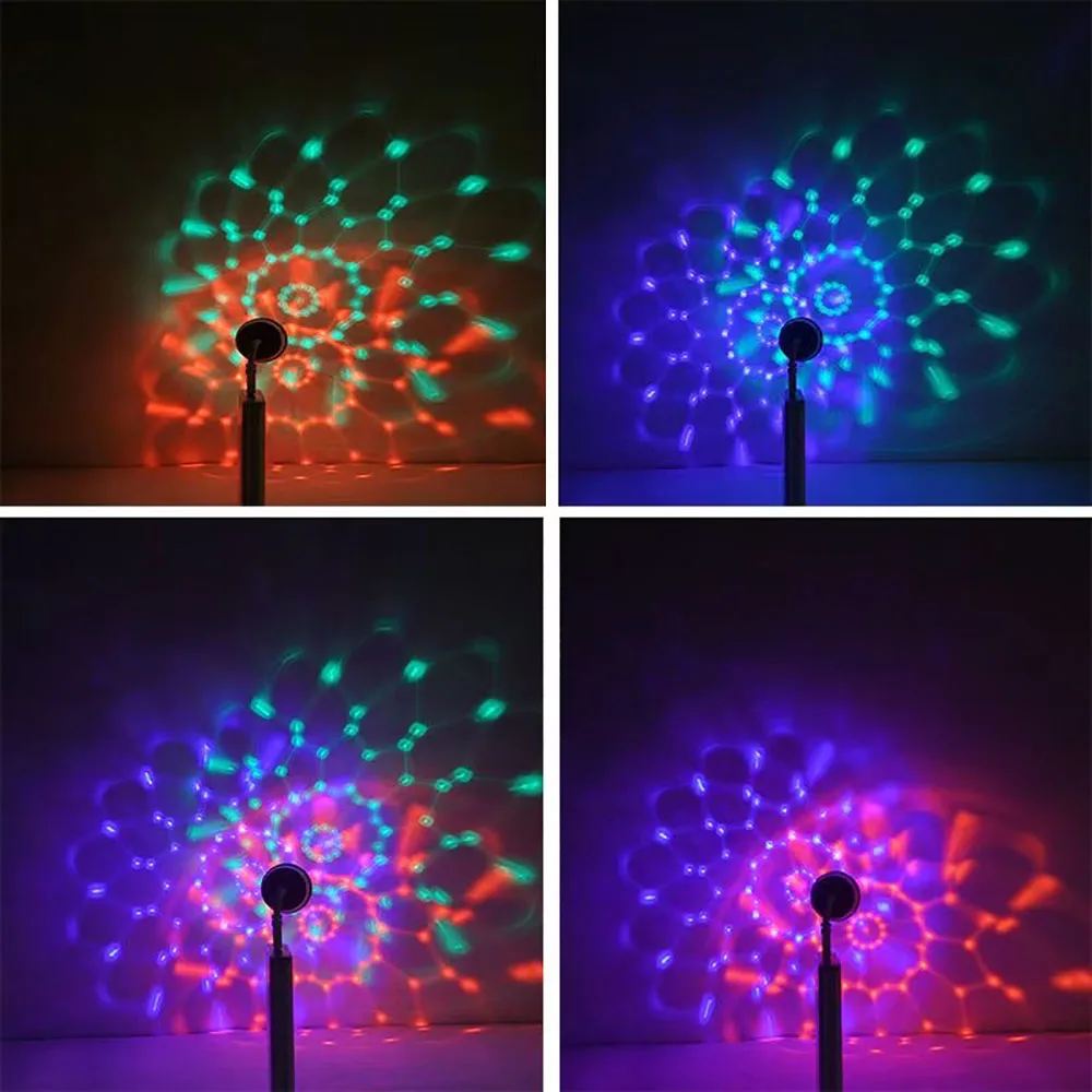 4W LED Remote Control 24 Button Night Light Usb Mini Magic Ball Portable Car Decoration Bedside DJ Atmosphere Small Hanging Lamp