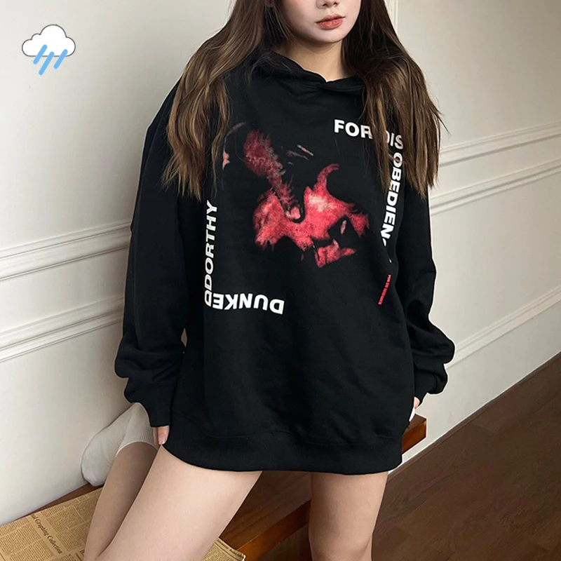 2024 Autumn Winter Enfants Riches Deprimes Hoodie Men Women Oil Painting Printing ERD Pullovers Hooded Cotton Sweatshirts