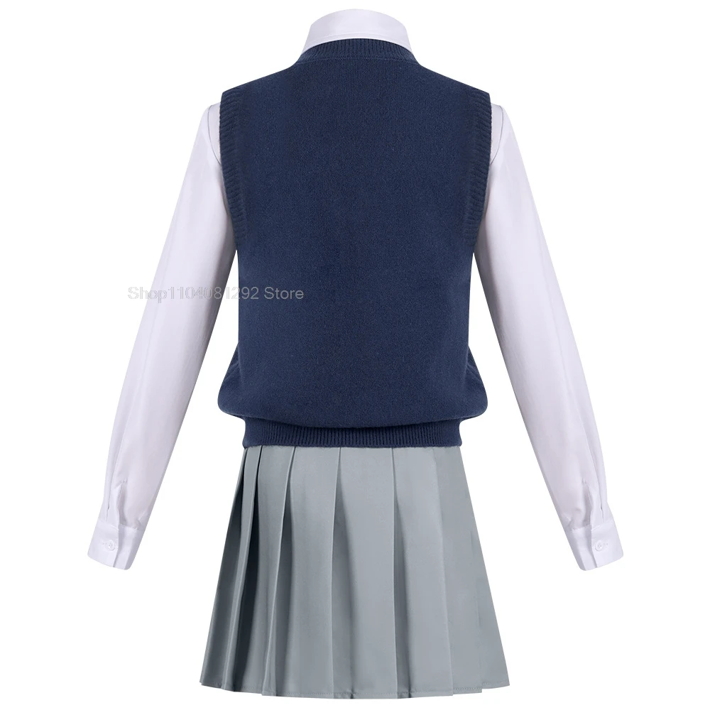 Anime 2.5 seduzione dimensionale Nigoriri Ririsa Lilyel Ririsa Costume Cosplay Lilyel Mikari Tachibana parrucca JK School Uniform Suit