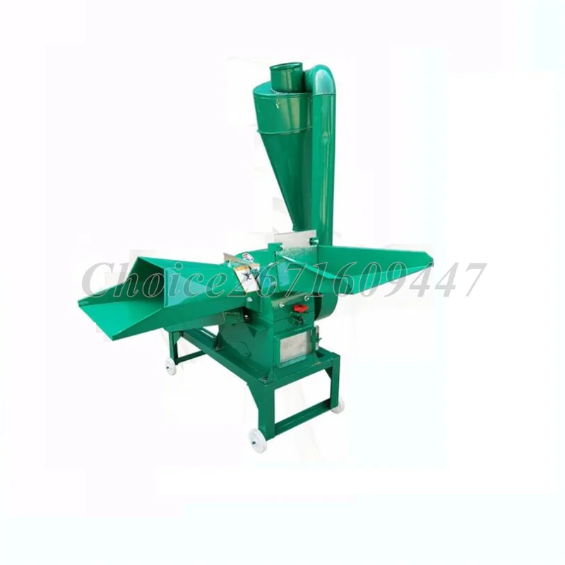 Double Hopper Multipurpose Livestock Feed Hammer Mill Corn Straw Shredder Crusher Grain Grinding Machine