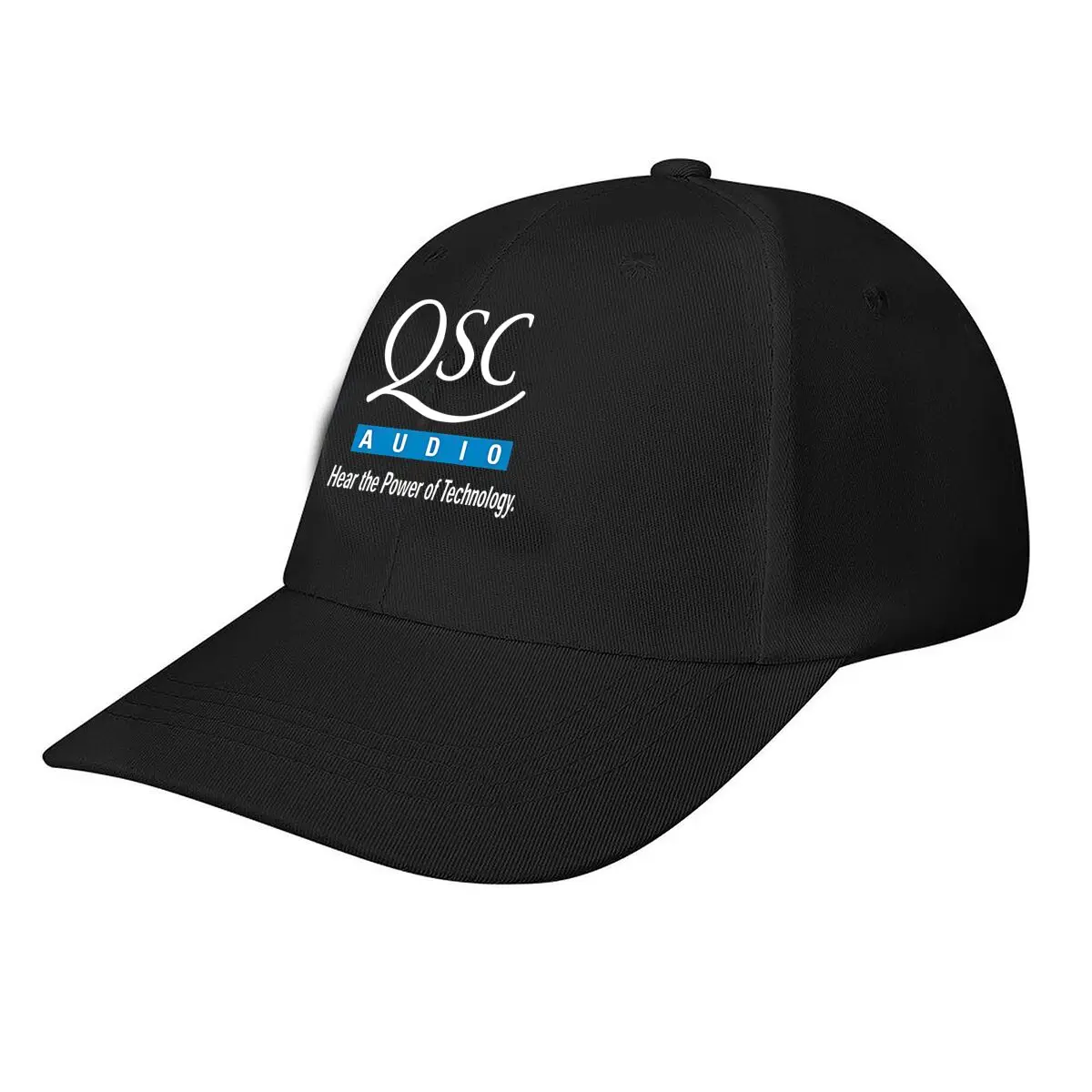 Audio Blue Text Graphic Baseball Cap Fashion Men Sunhat Women's Outdoor Sports