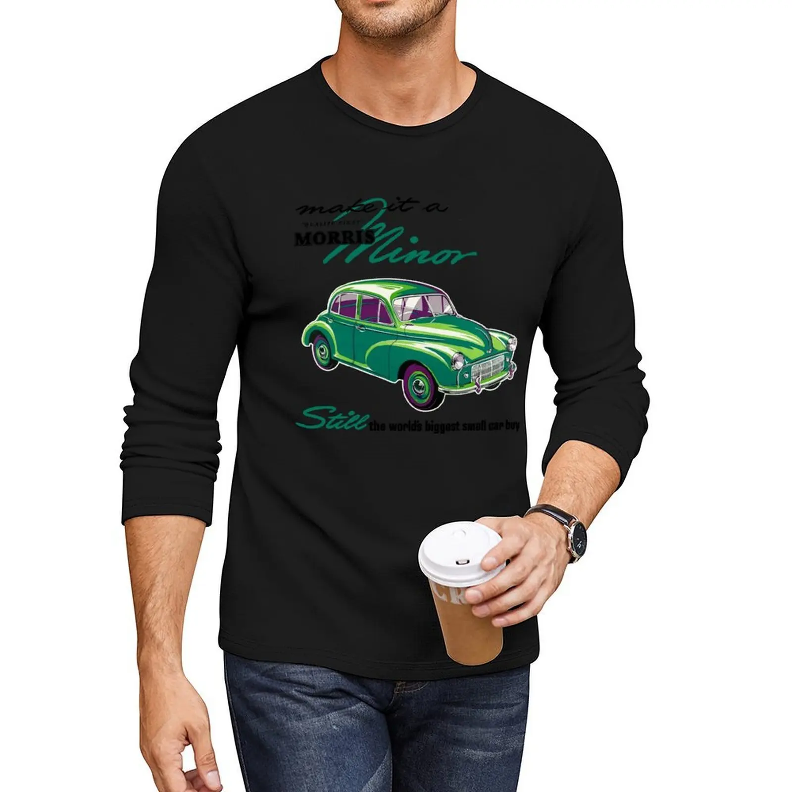 MORRIS MINOR Long T-Shirt boys white t shirts plain t-shirt sports fan t-shirts oversized t shirt plain white t shirts men