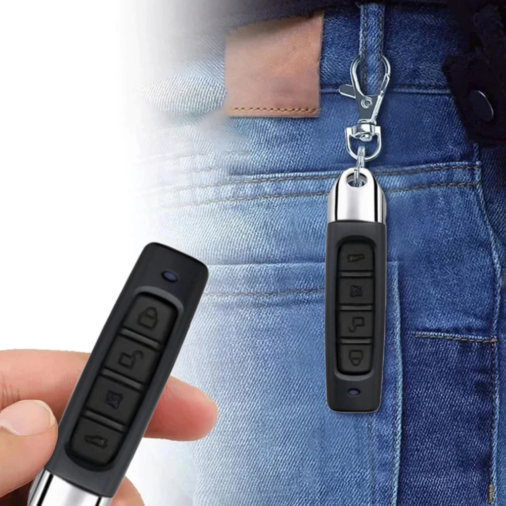 433MHZ 자동 복제 원격 제어 4 채널 전기 차고 문 원격 제어 복제 코드 자동차 키 원격 제어 복사기