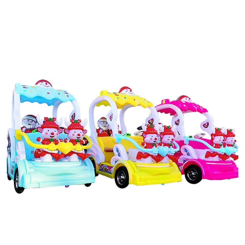 Square bumper car multi-person ride children's toys Square bumper car double stall amusement equipment