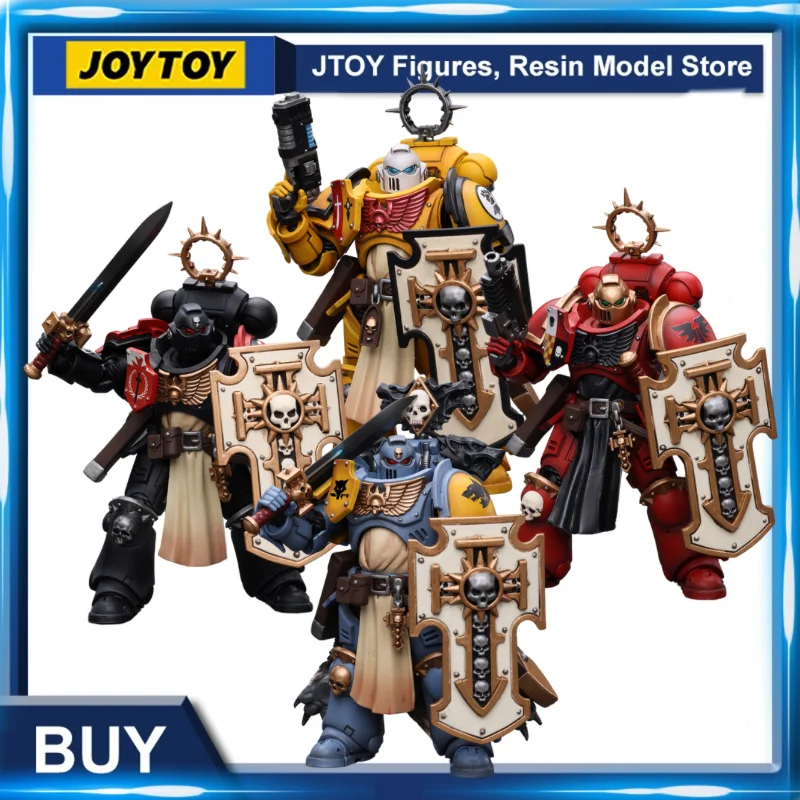 [IN-STOCK] JOYTOY Warhammer 40K 1/18 Action Figure Primaris Space Marines Bladeguard Veteran Anime Military Model Free Shipping