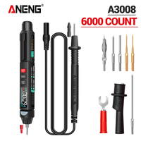 ANENG A3008 Digital 6000 Counts Intelligent Professional Multimeter Sensor Pen Tester Current Meter Non-Contact Voltmeter