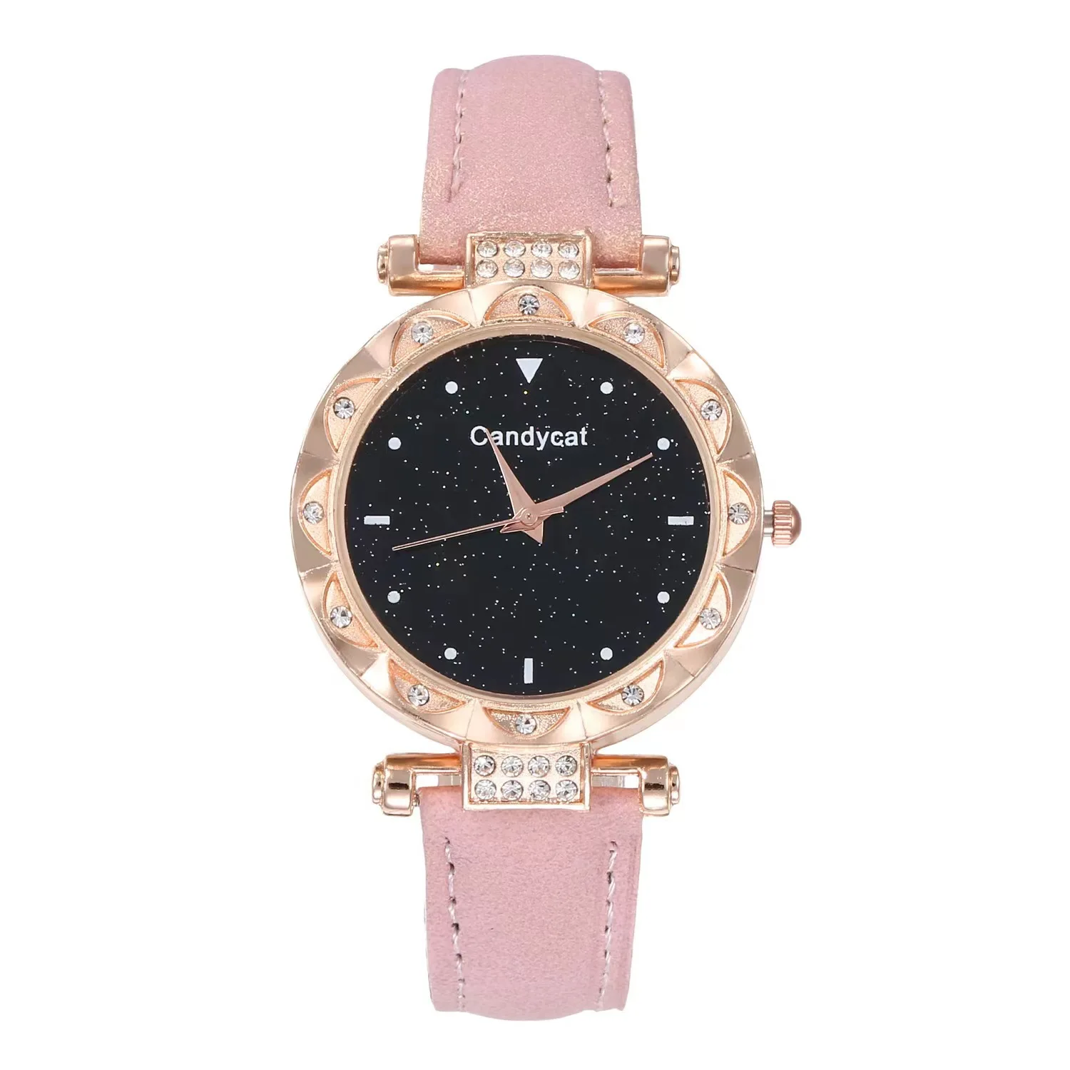 Montre Starry Sky pour femme, tendance de la mode, édition coréenne, simple et décontractée, cadeau étudiant, table, 2 pièces