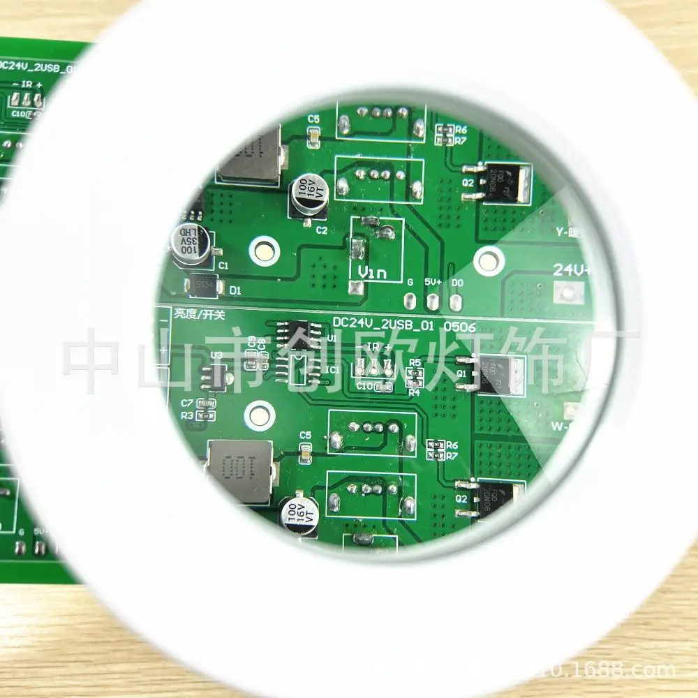 5X التكبير LED مصباح عدسة مكبرة مستويات قابلة للتعديل مرنة العدسة المكبر مصباح الطاولة حماية العين 3-color الضوء #2