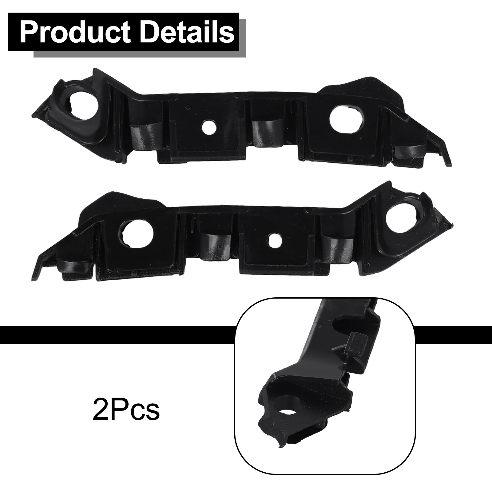 

Front Left Right Bracket Bumper-Side Cover Bracket High Universality Fitment Front Bumper Replacement Brand New For Mercedes