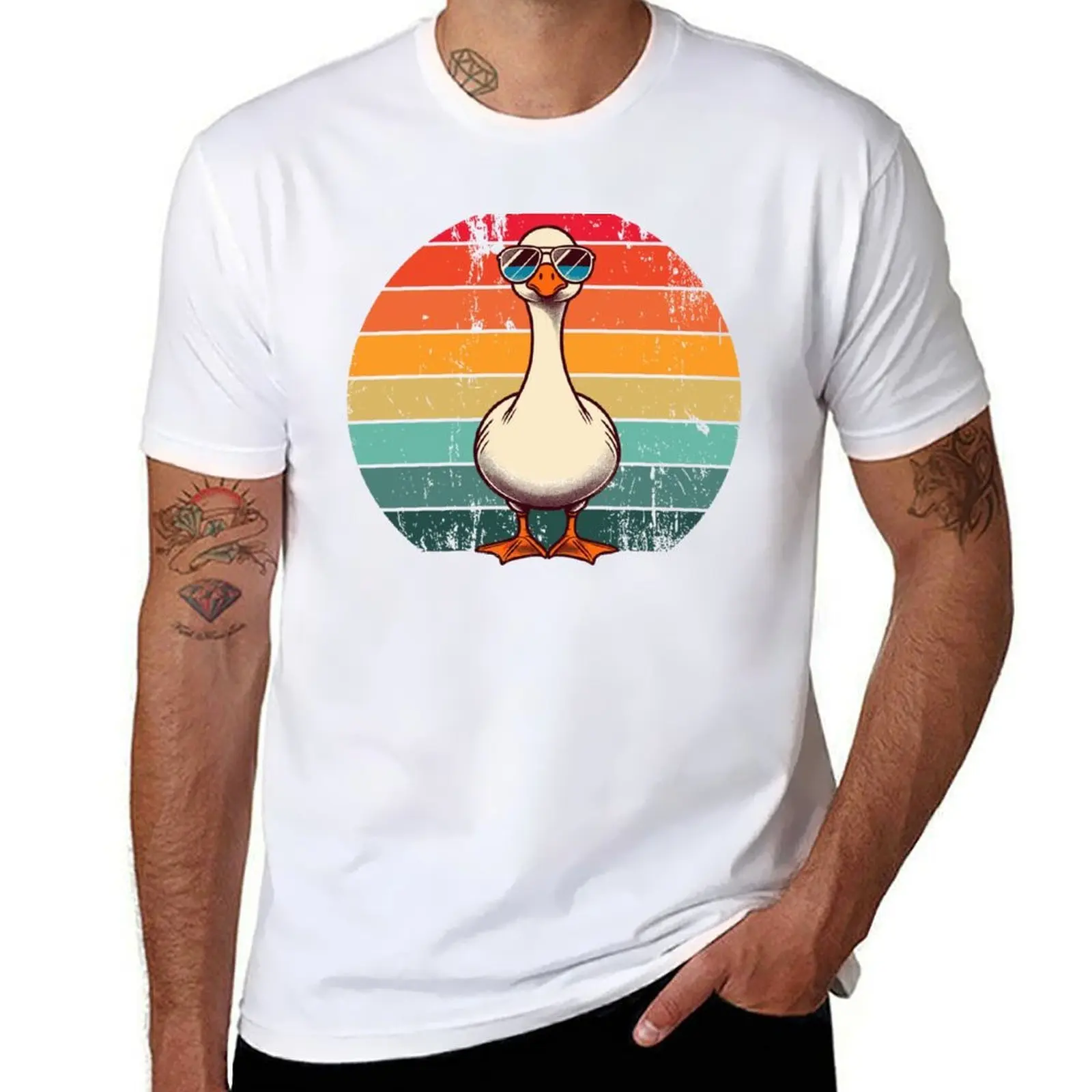 

Silly Goose in Sunglasses Pun Meme Pool Funny Goose T-Shirt t shirt personalised t shirts for man slim fit T-Shirt