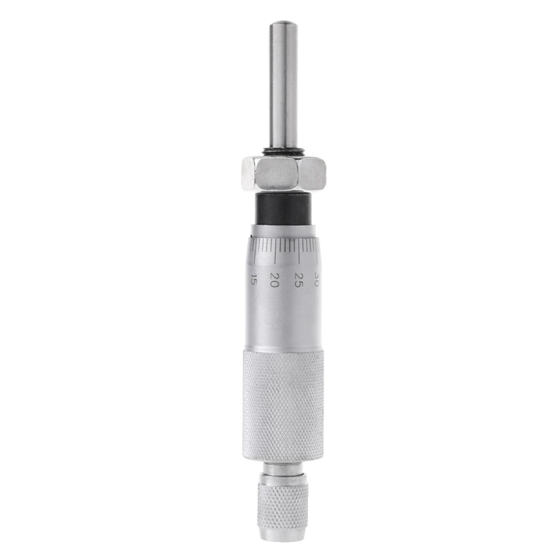 Professional Measure Ruler Round Needle Type Thread Micrometer for Head Measurement Measure Tool 0-25mm  Metal 0.01