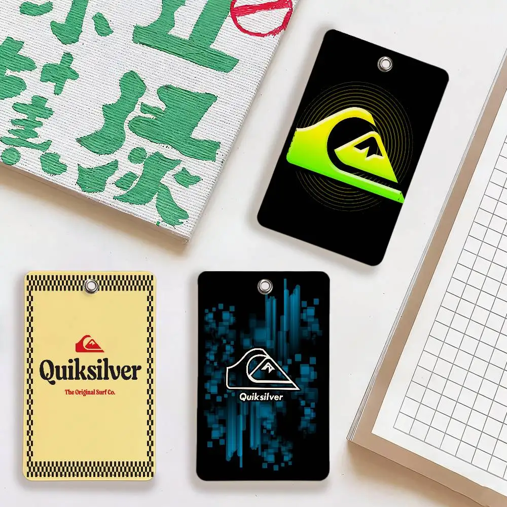 

Модный держатель карты доступа к обществу Q-quiksilvers, датчик карты лифта, защитный брелок для карт