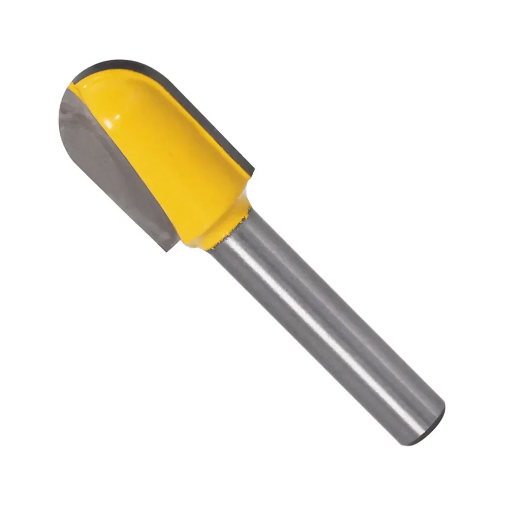 1/4Inch 6.35mm Shank Round Nose Bit 90 Degree Deep V-Groove Bit Router Bits Set Core Box Bit For Woodworking Tools PVC Board
