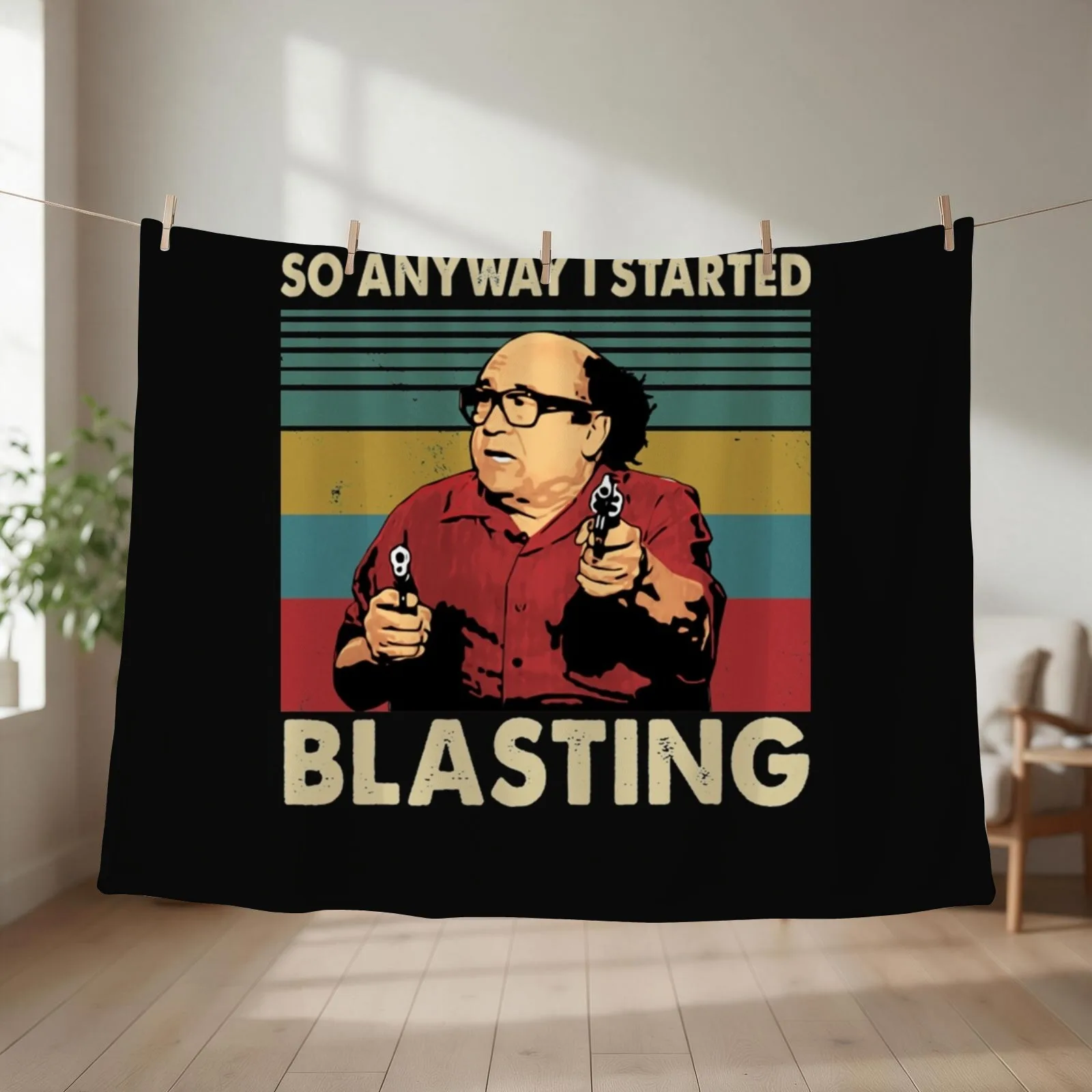 So Anyway I Started Blasting Essential Throw Blanket wednesday Luxury Thicken Luxury Brand Blankets Sofas Of Decoration Blankets