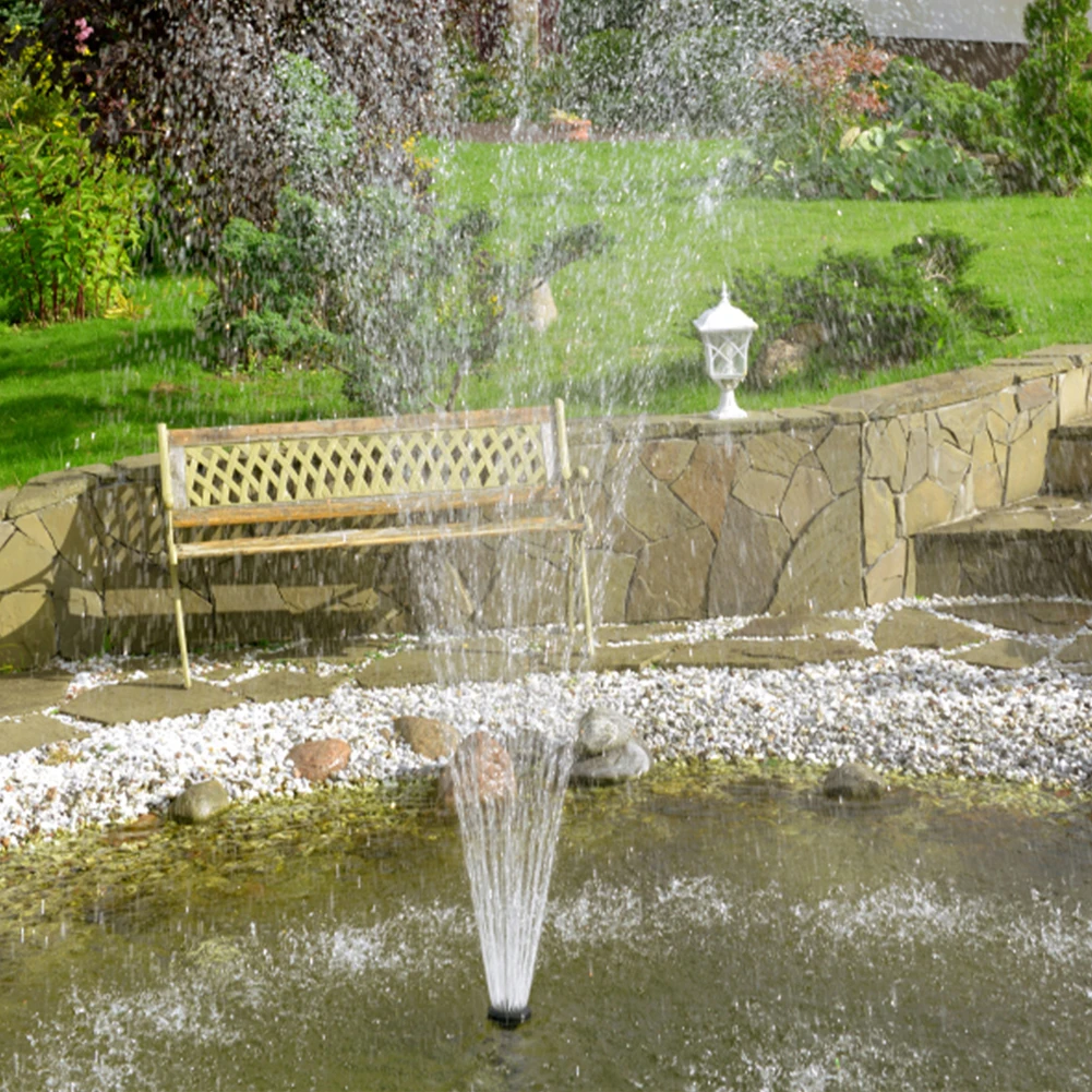 

Solar Water Fountain Pump with Nozzles Solar Powered Fountain Water Pump Solar Pond Pump for Bird Bath Ponds Garden Fish Tank