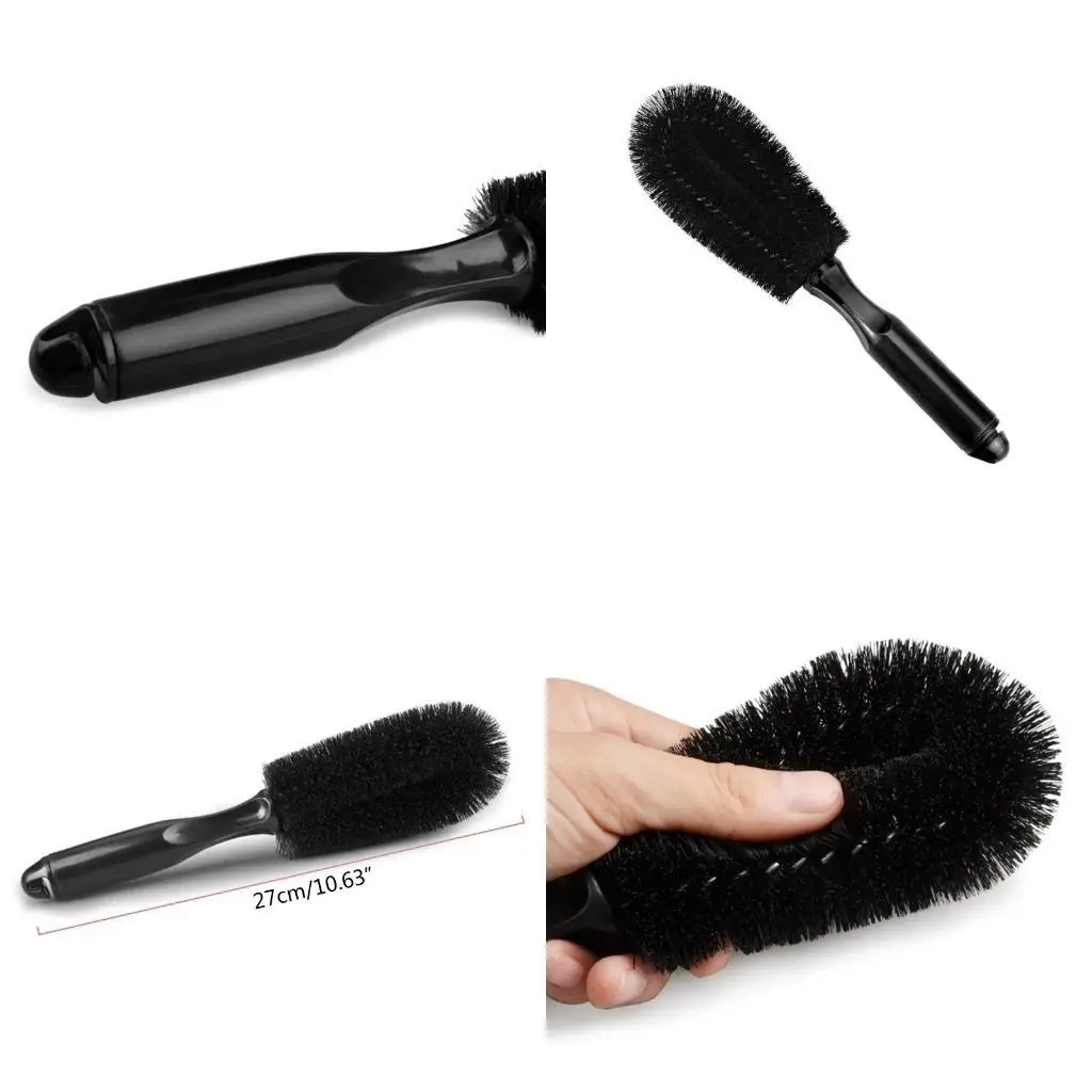 

02DE Cleaning Brush Tire for Rim Scrub Rag Washing Vehicle Detailing Cleaner