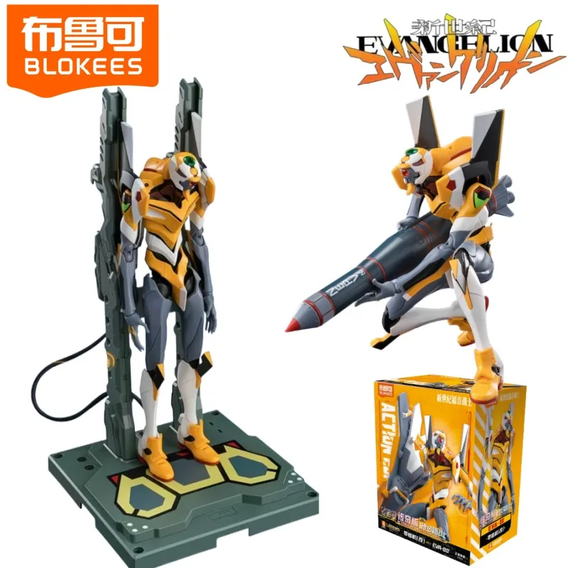 

Blokees Building Block Man New Century Evangelion EVA00 PROTOTYPE Anime Character Movable Model Splicing Toy Collection Gift