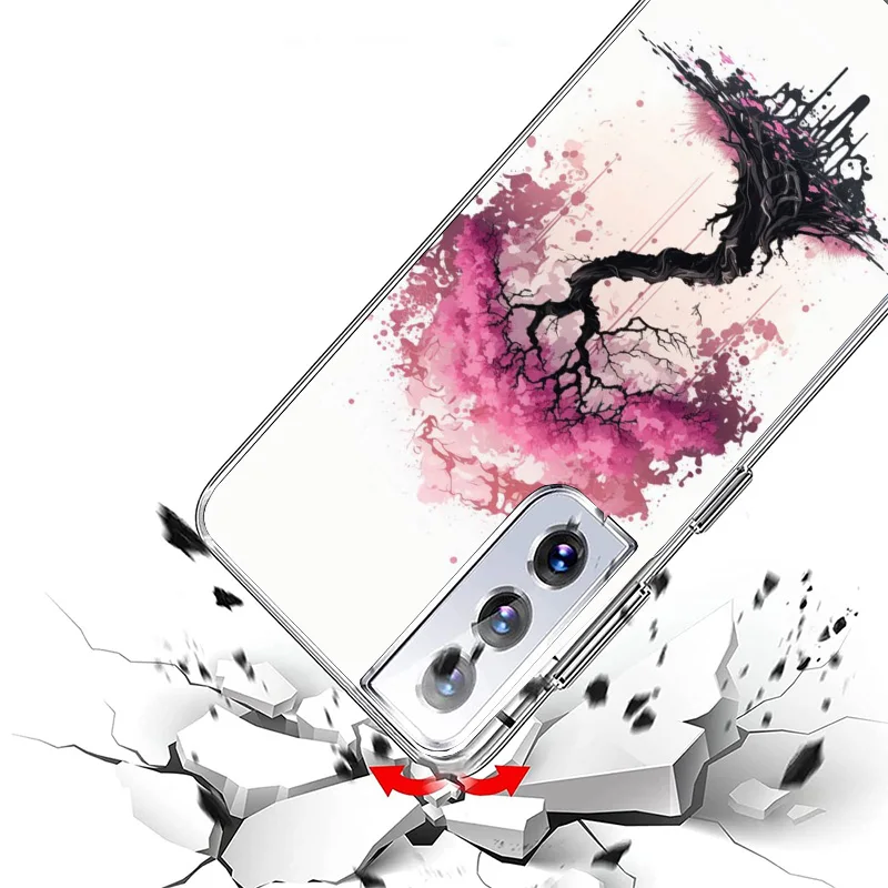 Cherry Blossom Tree Phnoe Case for Samsung Galaxy S25 S23 S24 Ultra S22 Plus S21 S20 FE S10 S25Ultra S23U Unique Cover Coque S23