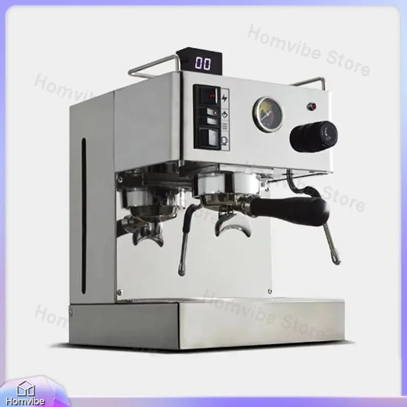 Italian Espresso Machine 9 Bar Semi Automatic Coffee Maker with Milk Frother for Home Kitchen Office Use 220V Professional
