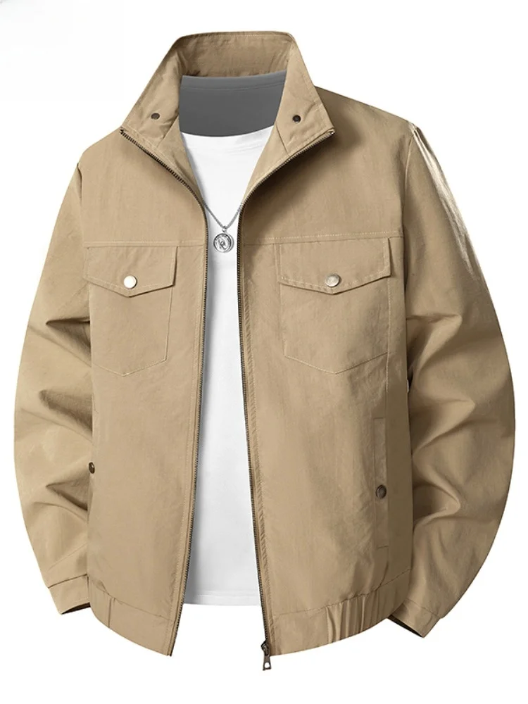 

Мужская новая куртка Paul с воротником-стойкой для активного отдыха, ветрозащитная, для осени и весны, модная городская рабочая одежда