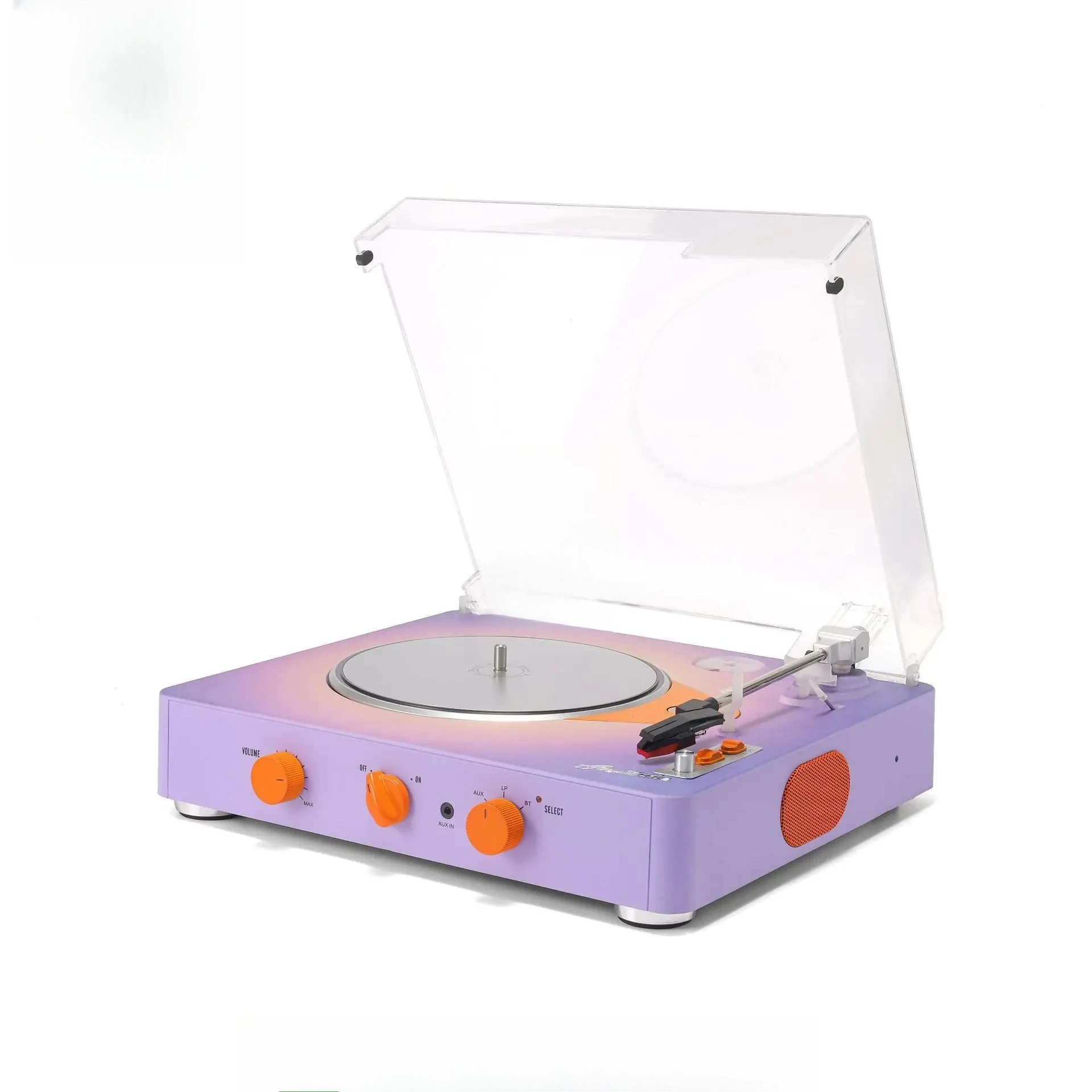 For Vintage Vinyl Turntable Multifunctional Record Player, Built‑in Bluetooth Speaker Audio Playback Equipment