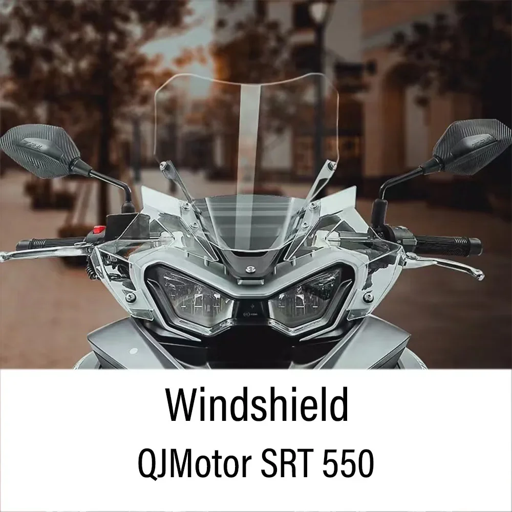 New For QJMOTO QJ SRT550 Accessories Windshield Sports Windscreen Wind Deflector Fit QJMotor SRT 550 SRT550 550SRT