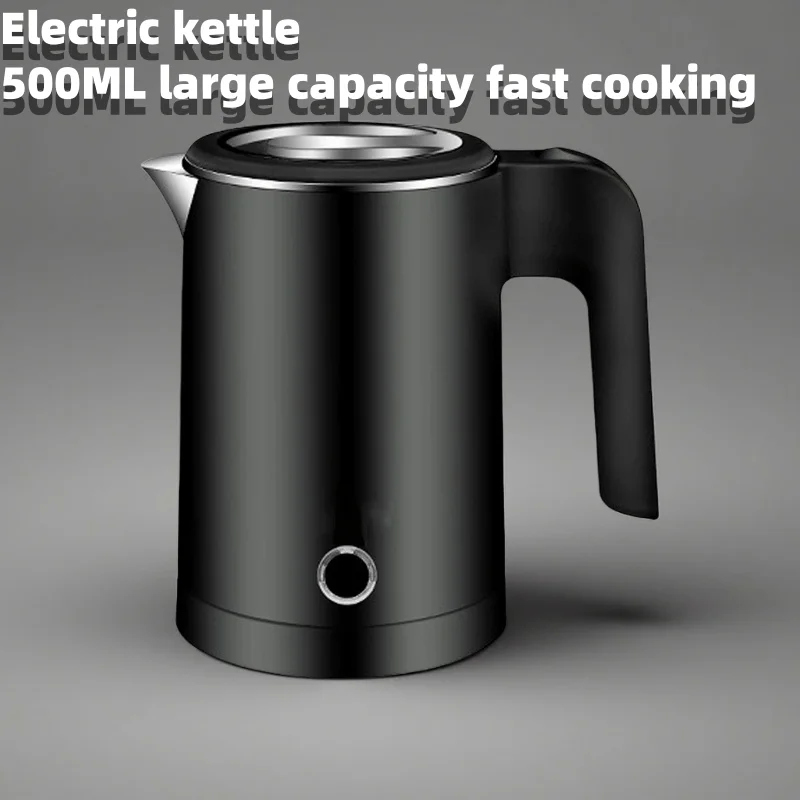 

500Ml electric kettle,stainless steel kitchen utensils, smart kettle, anti-burning dry kettle, home, office, portable for travel