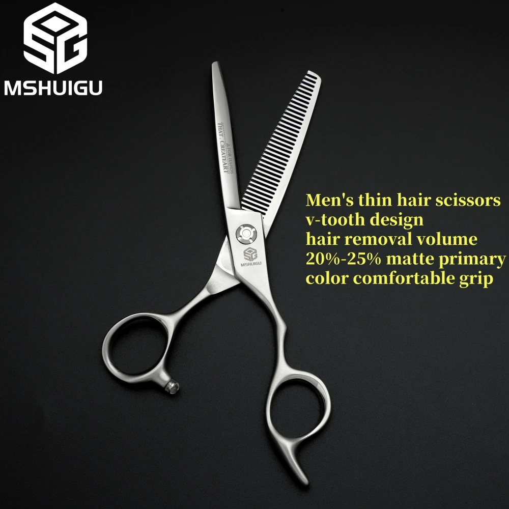 

MSHUIGU профессиональные парикмахерские ножницы с направлением зубов для тонких волос, парикмахерский инструмент для домашнего и салонного использования