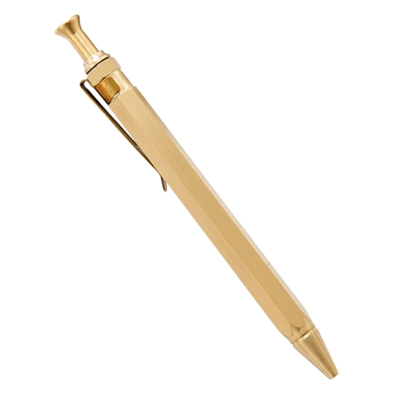 

Retractable Ballpoint Pen Metal Work Pen Smoothly Pen Gift for Unisex D5QC