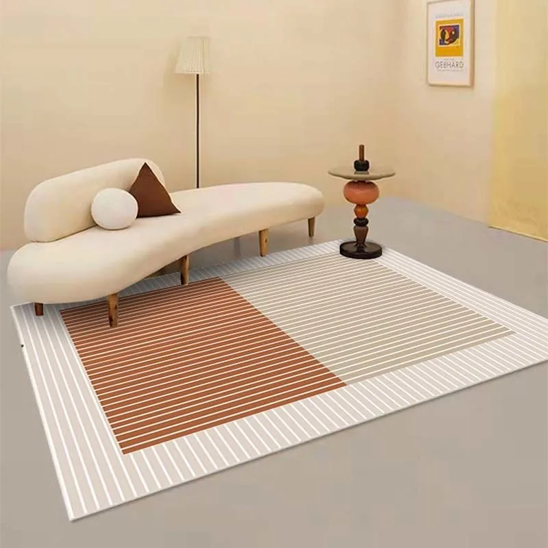 

Nordic Light Luxury Full Shop Living Room Carpet Sofa Tea Table Carpet Room Anti Dirt Mat No Care