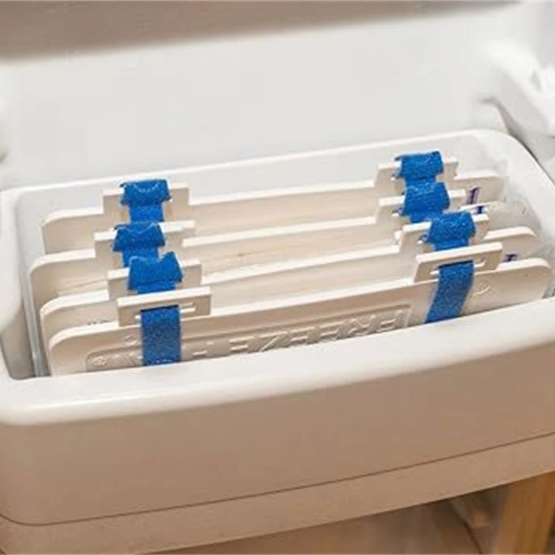 Breast Milk Freeze Storage Box Clamp Plate Portable Refrigerator Milk Flat Storage Splint Breastmilk Organising Plate