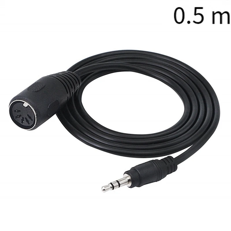 2 Pack Of Type-A MIDI To 3.5Mm Adapter 20 Inch Cable,Audio Line Easy Install Easy To Use