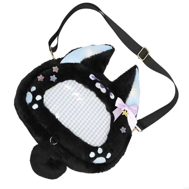 Lovely Foxes Itabag Japanese Crossbody Bag Trend Shoulder Bag Harajuku Bag Large Capacity Plush Bag