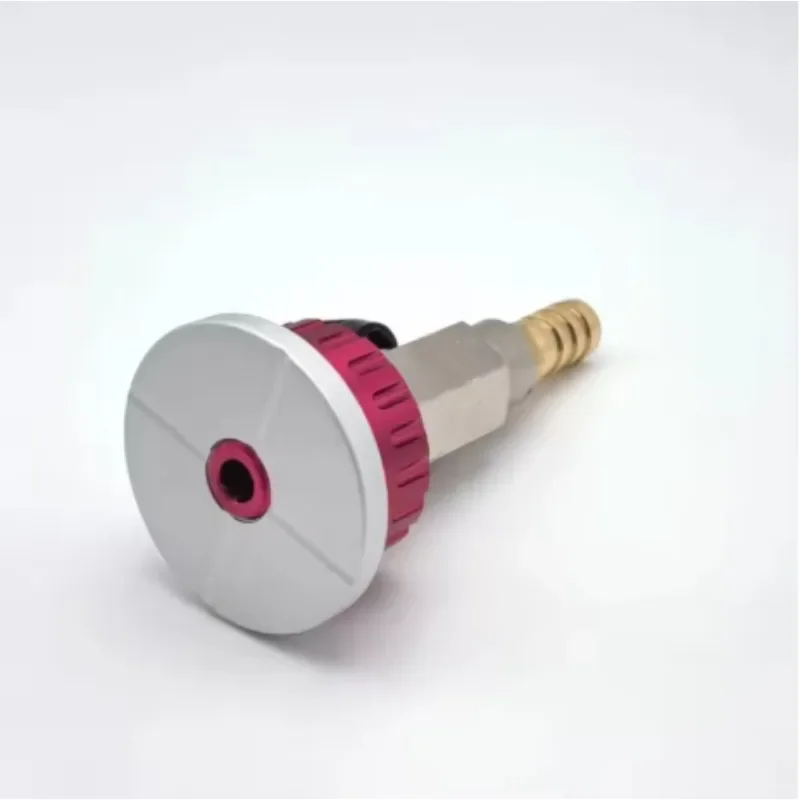 Vacuum Process, Carbon Fiber Resin Infusion, Self Sealing Metal Vacuum Valve Nozzle, Reusable Vacuum Bag Connector, Red Base