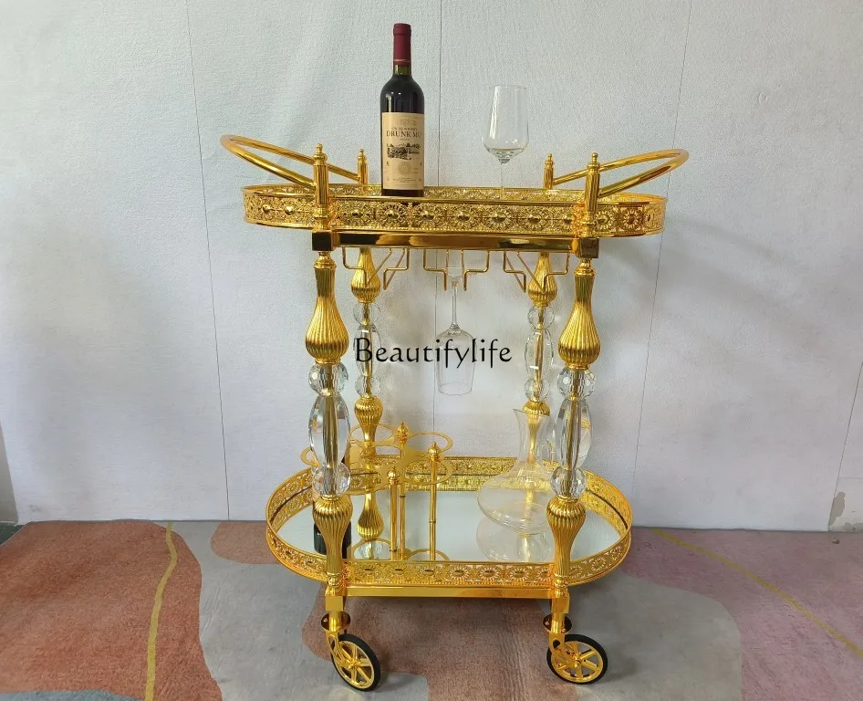 European-Style High-End Hotel High-End Villa Wine Trolley