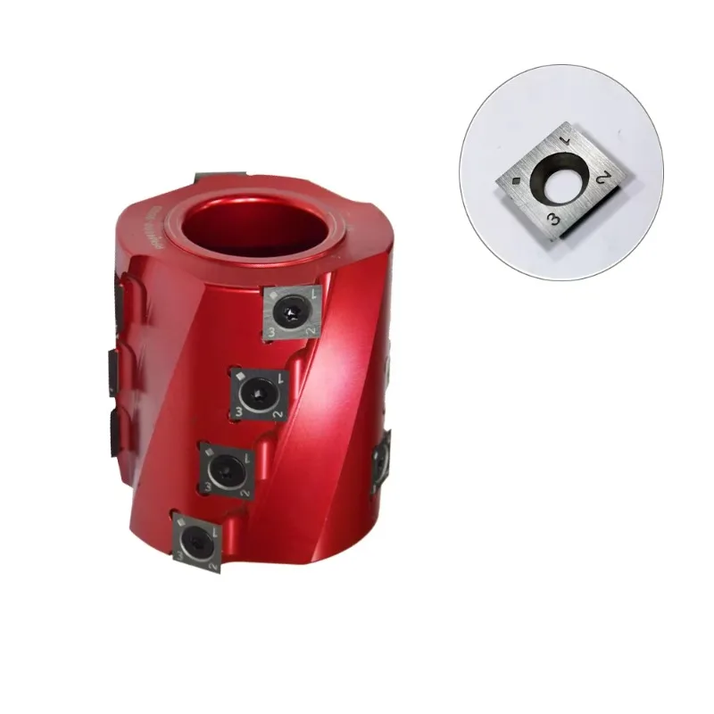 Electric Insert Planer Blades Spare Parts Wood Tools  Portable Cutting Spiral Cutter Heads Block