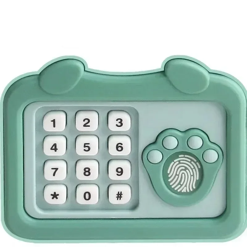 Smart Electronic Piggy Bank for Children with Fingerprint Password Safe Cash Box Automatic Money Box Gift for Kids - view 5