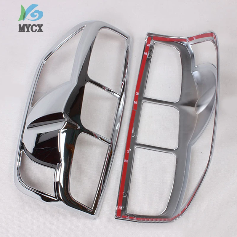 

For Navara Accessories Tail Light Cover Lamp Trim For Nissan Frontier Navara D40 2008 2009 2010 2011-2013 Car Styling Plate Part