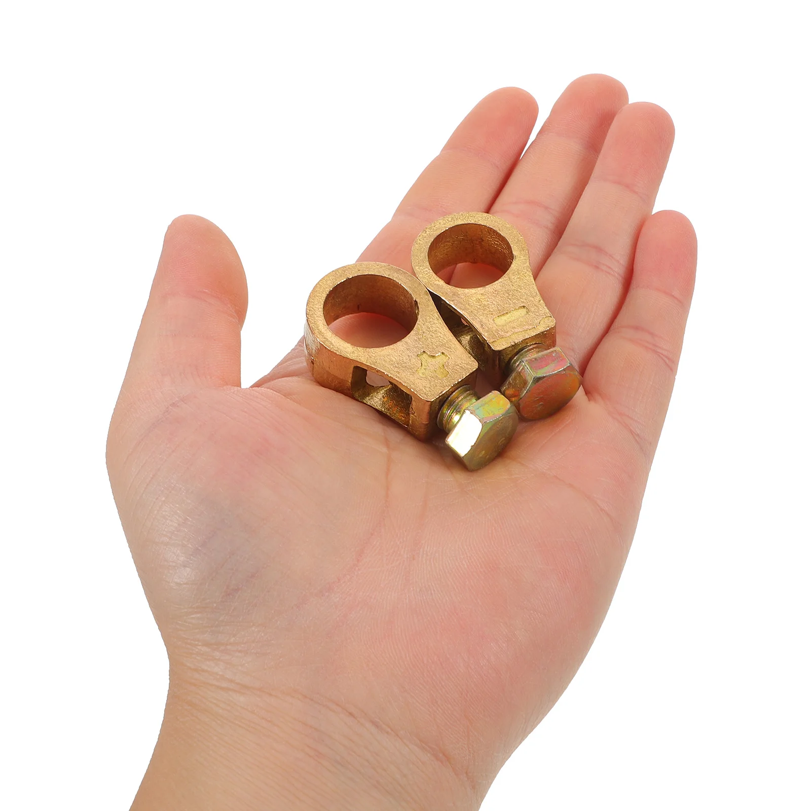 

6pcs Car Clips Pure Copper Terminal Connectors Quick Release For Automotive Truck Marine Rv Boat Heavy Duty Cable Clamps