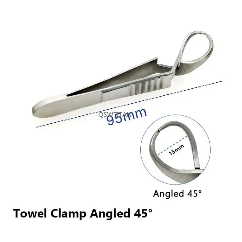 ที่หนีบผ้าสำหรับจักษุแพทย์ 1 ชิ้น คีมหนีบผ้าสำหรับจักษุแพทย์ ผ้าสำหรับกล้องจุลทรรศน์ ผ้าสำหรับเครื่องมือผ่าตัดจักษุ