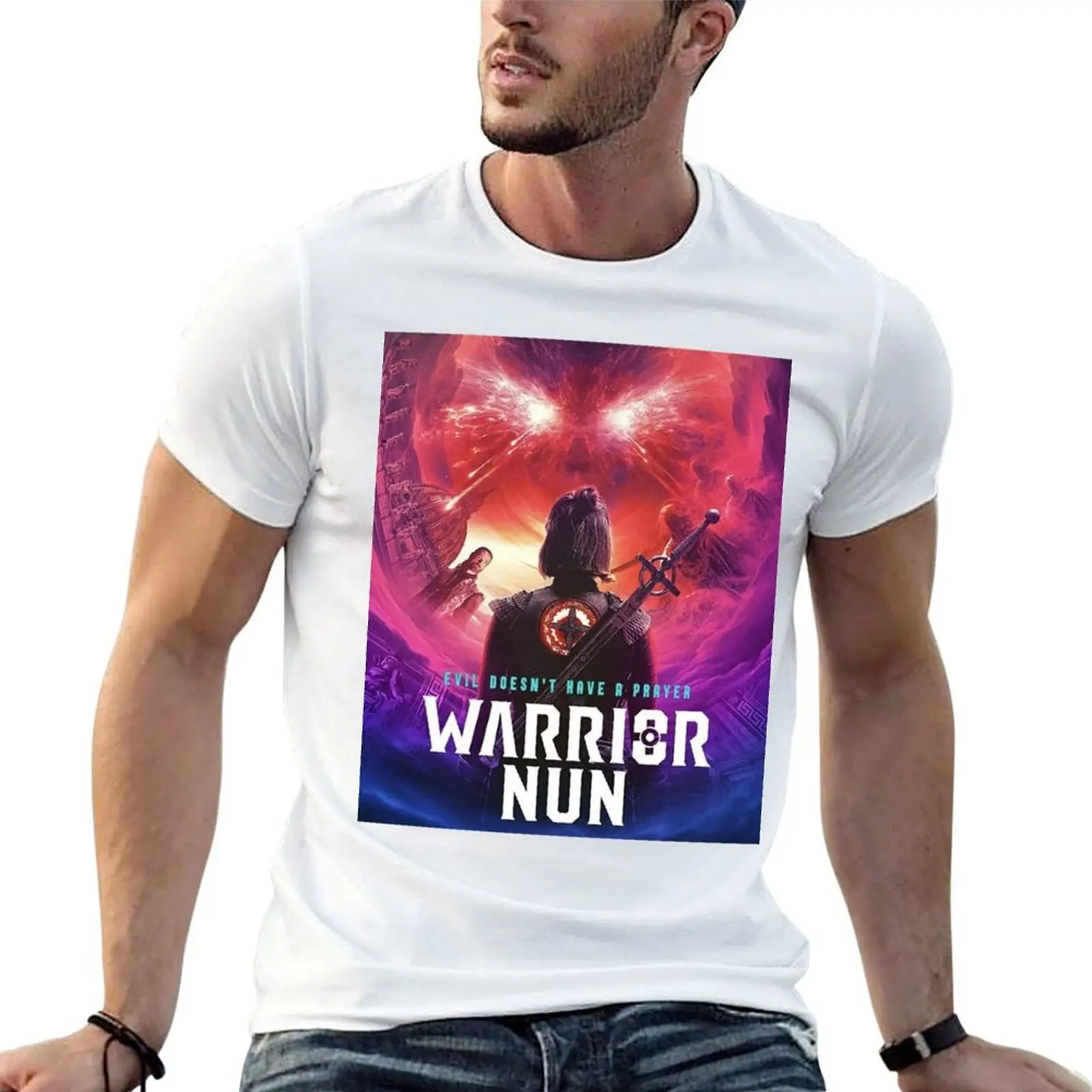 

warrior nun T-Shirt t shirts for man graphic funny t shirt man luxury t shirt personalised T-shirt