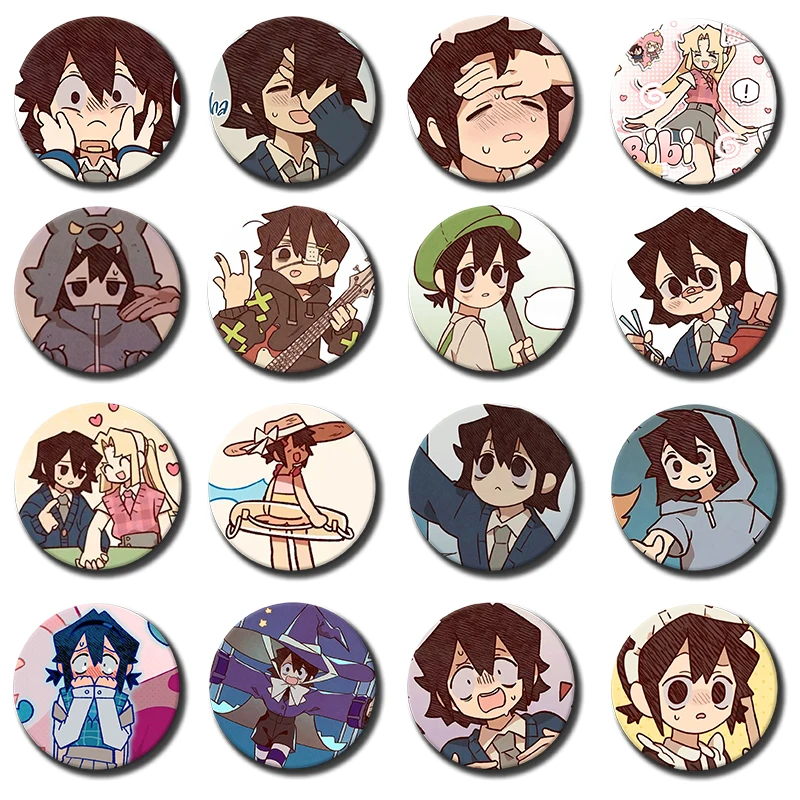 Anime Manga I Love A-Amy Coin Badges Cute Amy Bibi Cartoon Soft Button Pins Fashion Jewelry Accessories Bag Shirt Lapel Brooch