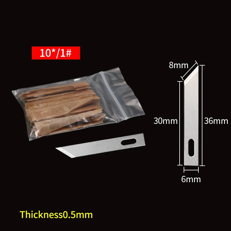 Espátula de Goma para Quitar Pegamento No.16 4A 11 17, Cuchillo de Escalpelado Metálico Antideslizante, Herramientas BSD, Cuchillo de Tallar con Hoja de Doble Cara 5