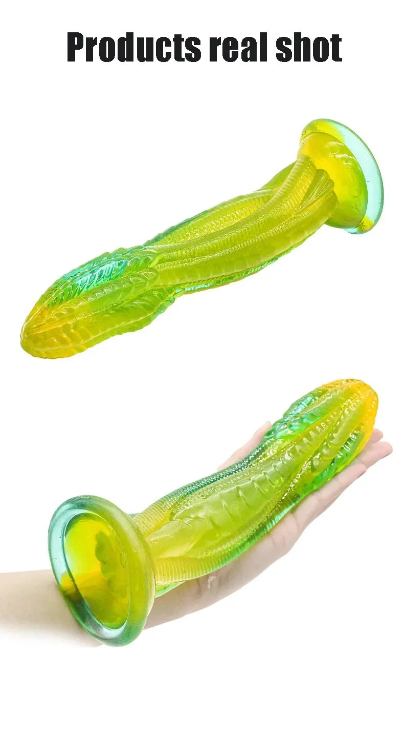 Huge Dragon Dildo Suction Cup Dildo Prostate Massager Large Butt Plug Thick Green Bad Dragon Jelly Penis Anal Sex Toys for Women