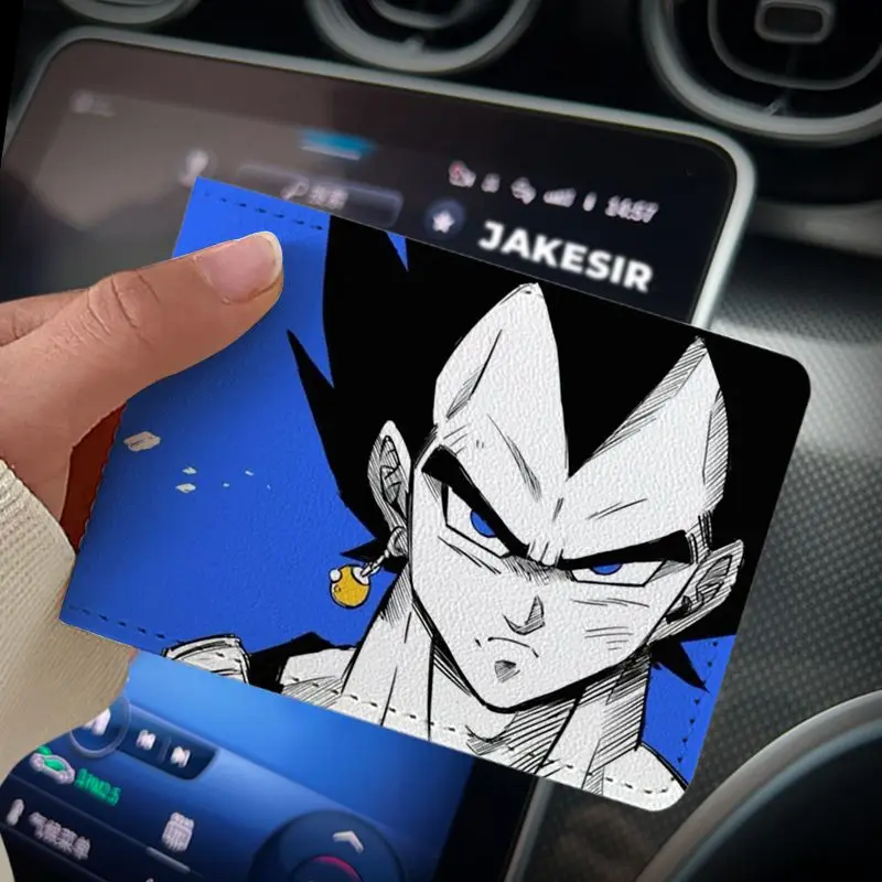 Dragon Ball Son Goku Vegeta Bra Zweidimensionale Schutzhülle für Führerschein und Fahrzeugschein, Zwei-in-Eins-Schutzhülle, Unisex – Detail 4