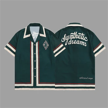 חולצות קצרות לגברים חדשות לשנת 2024, חולצות אופנה הוואייאניות נוחות לחופשה ולנסיעות, חולצות גדולות לגברים