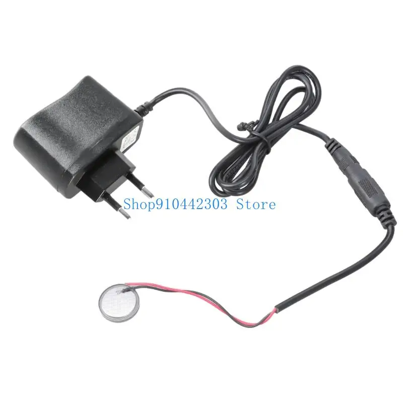 652F AC100 240V To DC3V Virtual Battery Adapters EU Standard Plugs For Remote Thermometers Clocks