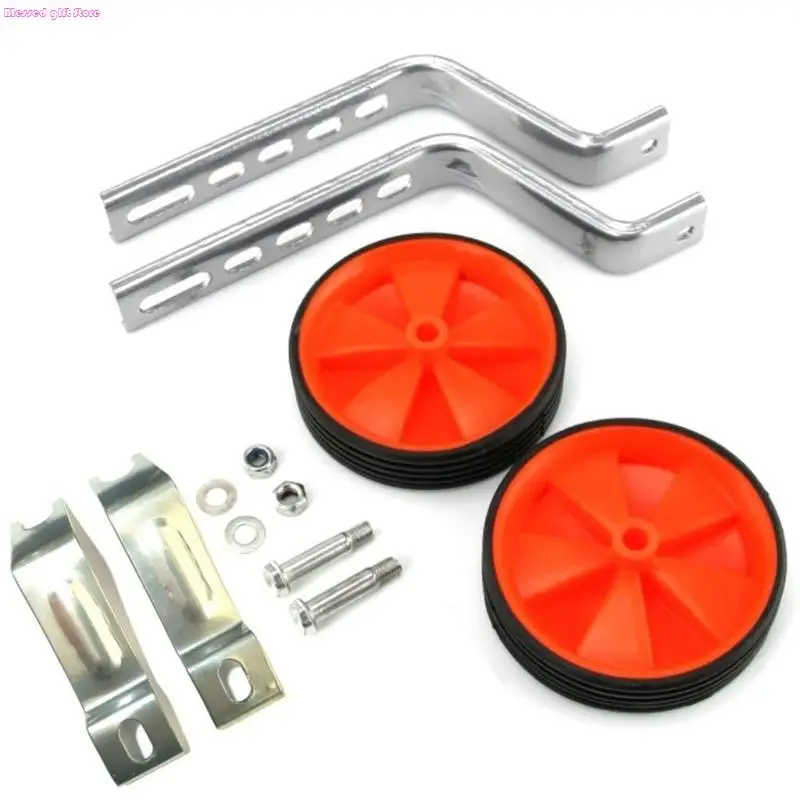 D0JC Kids Bike Balance Training Auxiliary Wheel for 12 14 16 18 20inch Bicycles