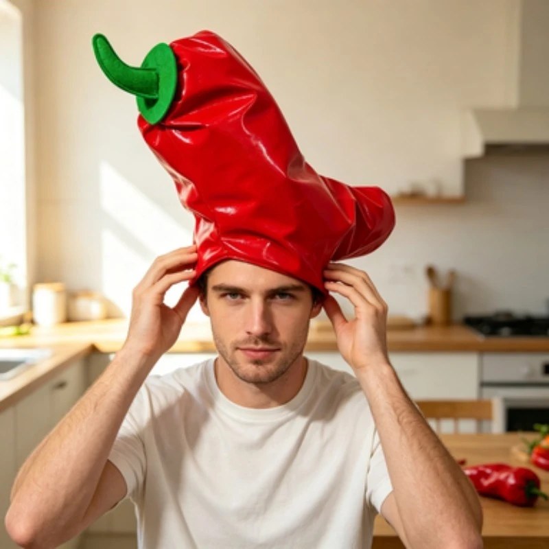 Chapeau de chef piquant et amusant pour Pâques, accessoire de cosplay pour adultes, accessoire de fête original pour jeux de rôle, spectacles sur scène et déguisements.